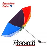 Minitaschenregenschirm regenbogenfarbig